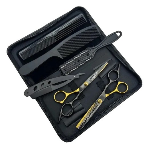 Friseurset Schneide- und Effilierschere Professionelle Haarstyling-Tools Friseurwerkzeuge für Zuhause und den Salon