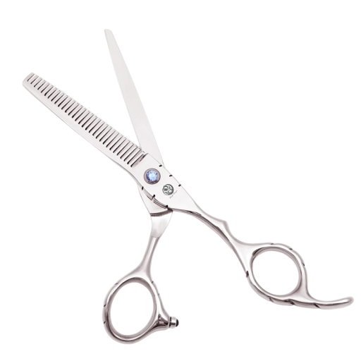 Frisørudtyndingssaks i rustfrit stål 16 cm Professionel hårklippesaks med savtakker Barbertilbehør