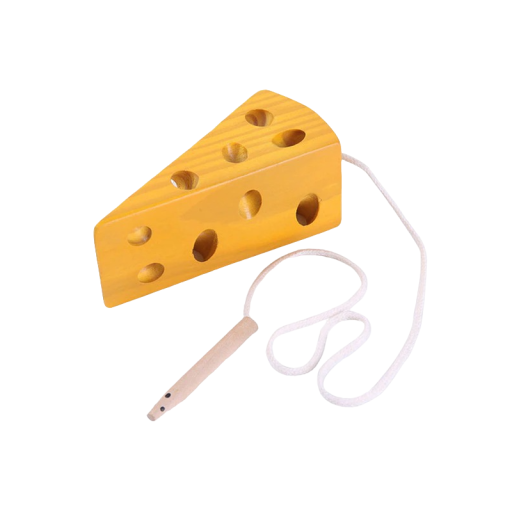 Fromage en bois à enfiler