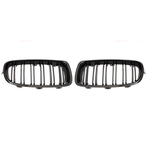 Front Grille for BMW F30 F31 F35 2012–2018 Gloss Black Double Slat Radiator Grille Stylish Front Grille ABS Car Accessory