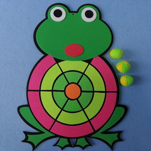 Froschziel mit Klettverschluss