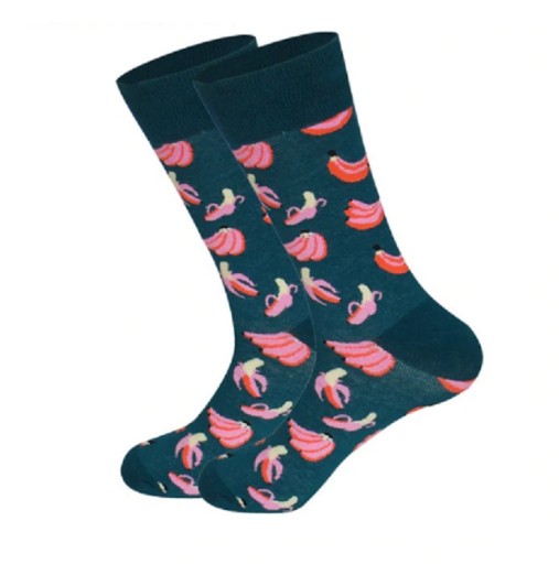 Fruit and Vegetable Print Socks