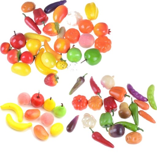 Fruits et légumes pour poupée 10 pcs
