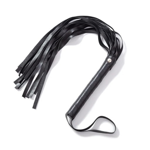 Fruste in ecopelle con frange lunghe per sculacciate e giochi BDSM sensuali, facile da manovrare, confezione discreta