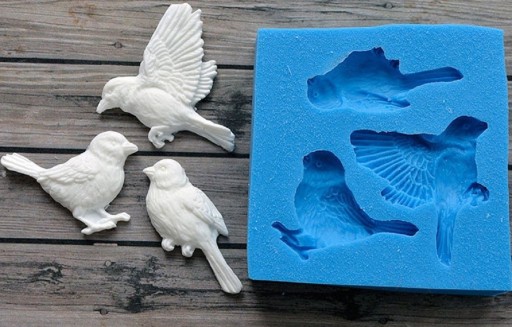 Fuente para horno con pájaro