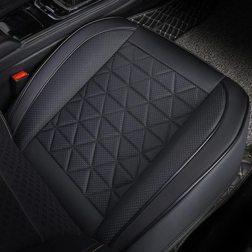 Funda de piel impermeable para coche con bolsillo 52x49 cm Funda protectora para asiento de coche Piel artificial de primera calidad Accesorio para coche Cojín de asiento cómodo Tapicería de asientos