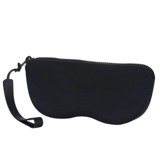 Funda de silicona blanda para gafas 17x8x3 cm Bolsa de cosméticos impermeable Estuche con cremallera para monedas Bolsa a prueba de polvo para mujeres y niñas