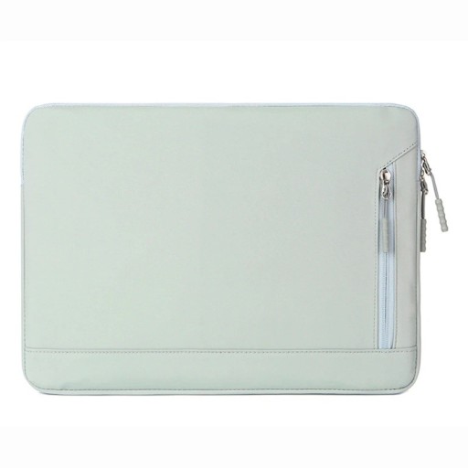 Funda impermeable para portátil de 13,3 pulgadas Funda protectora acolchada Cierre de cremallera Colores neutros Diseño de viaje elegante y práctico