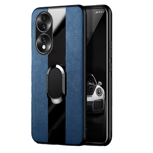 Funda magnética de cuero para Honor 70