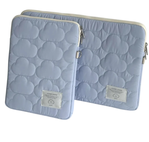 Funda para tableta de 15 a 15,6 pulgadas Funda protectora para iPad Colores neutros Interior acolchado Cierre de cremallera Diseño de viaje ligero