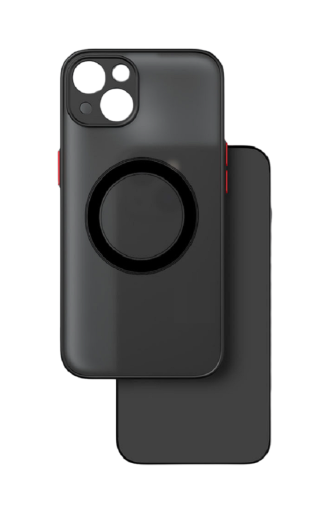 Funda protectora mate con soporte MagSafe para iPhone 15 Pro Max
