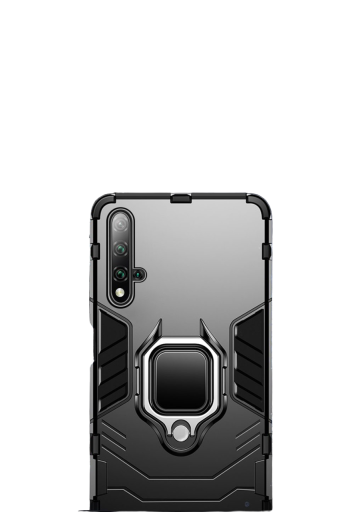 Funda protectora para Huawei P Smart 2019 con aro metálico