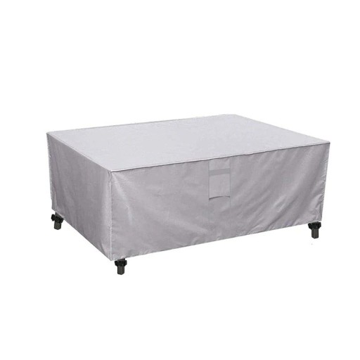 Funda protectora para muebles de jardín 90 x 90 x 40 cm cubierta impermeable contra polvo viento lluvia nieve funda exterior con costuras resistentes