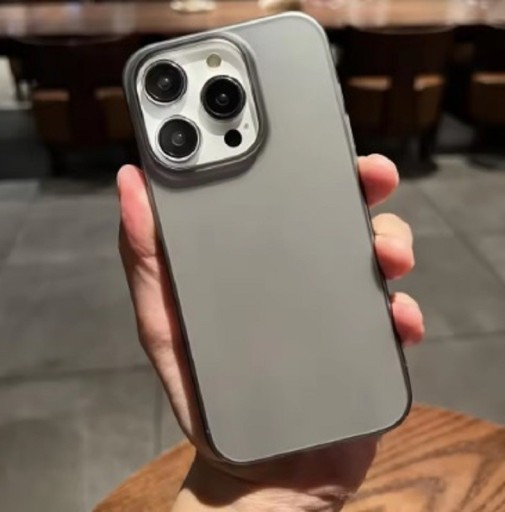 Funda transparente ultrafina para iPhone 12 Pro Acabado mate Resistente y a prueba de golpes Protección contra rayones Funda