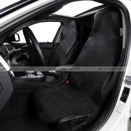 Funda universal para asiento delantero de coche fabricada en tejido de rizo Protección súper absorbente contra el sudor y la humedad Secado rápido con ganchos