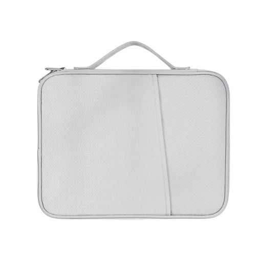 Funda universal para iPad Air 2023 de 9 a 11 pulgadas, funda protectora portátil con asa, color neutro, diseño práctico.