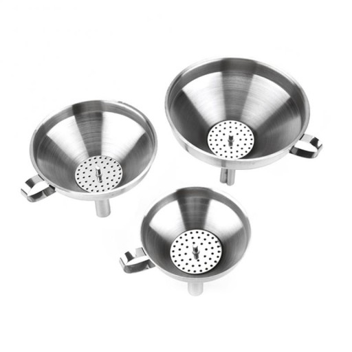 Funnel in acciaio inossidabile con filtro