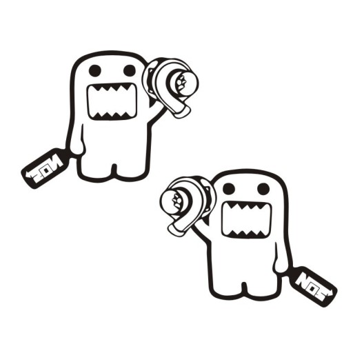 Funny Car Sticker 2 pcs