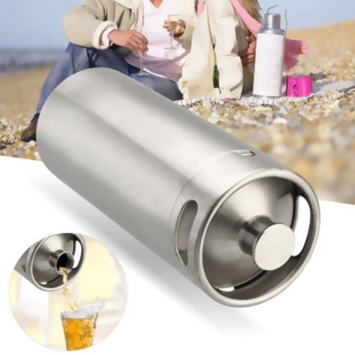 Fût à bière en acier inoxydable 4l