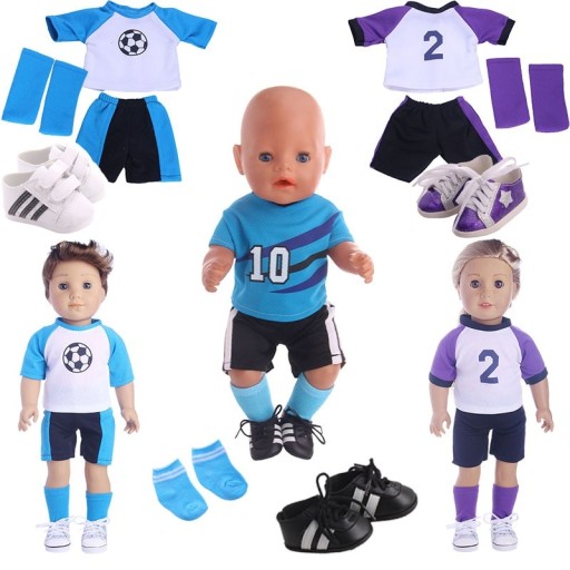 Futbalový dres pre bábiku