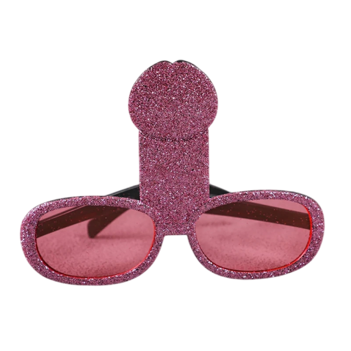 Gafas de fiesta Bride brillantes en forma audaz Accesorio divertido para despedidas de soltera