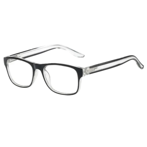 Gafas de lectura de plástico con filtro de luz azul Dioptría +1.00 Protección ocular Montura ligera Previene la fatiga ocular Cómodas de llevar