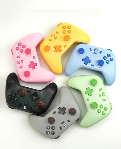 GameSir Nova Lite draadloze controller kleurrijk met Hall-effect joysticks en Turbo voor pc, Switch, Steam, Android en iOS met beschermhoes