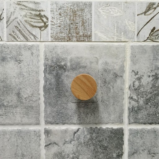Gancho de madera con ventosa