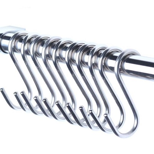 Gancho de talhante em aço inoxidável 10 pcs