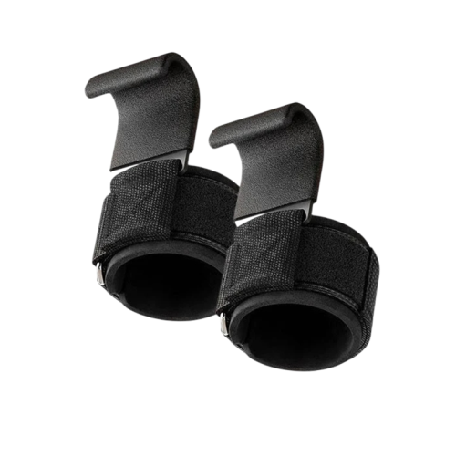 Ganchos de fortalecimiento para muñeca 36,5 × 5 cm correas de acero para un agarre más firme durante el fitness y el entrenamiento de fuerza