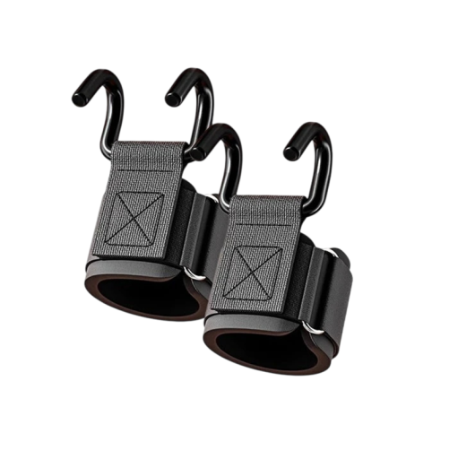 Ganchos de levantamiento para muñeca 38 × 7 cm correas con gancho de metal para mejor agarre durante el entrenamiento de fuerza