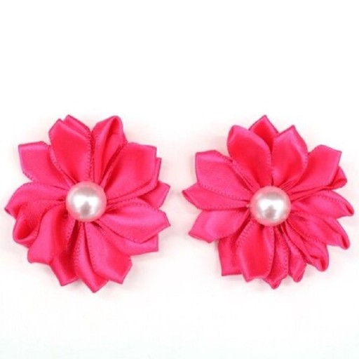 Ganchos para cães com flor 2 pcs