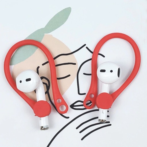 Ganchos para orelhas para AirPods 1 par