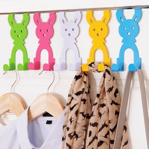 Gancio da parete a forma di coniglio