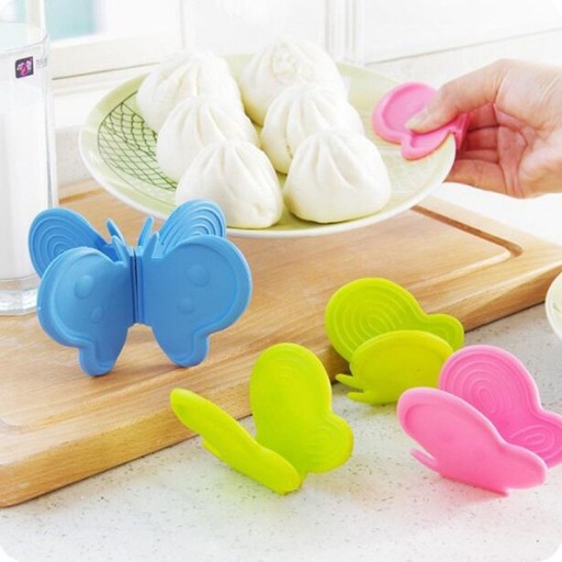 Gant de cuisine en silicone en forme de papillon