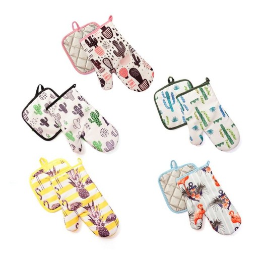 Gant de cuisine et gants 2 pcs