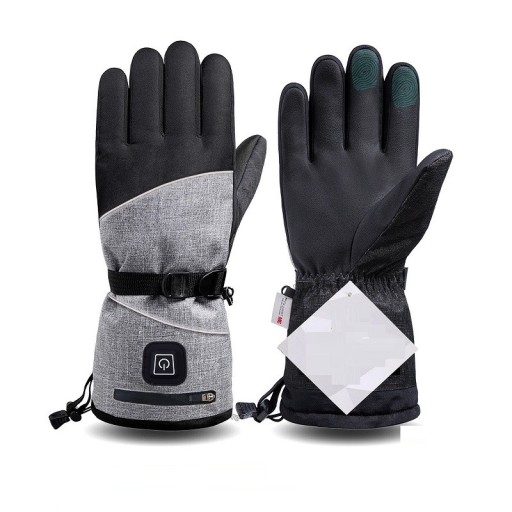 Gants chauffants d'hiver avec chargement USB Gants en coton imperméables avec chauffage Gants chauffants avec fonction tactile