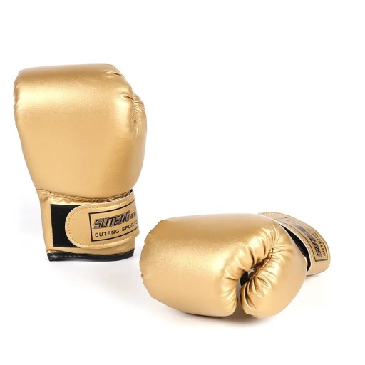 Gants d'entraînement de boxe 2 pièces Gants en PU respirant pour MMA karaté sparring gants de sport de combat avec rembourrage en mousse pour la protection des mains