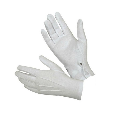 Gants d'hiver en coton pour hommes - Blanc