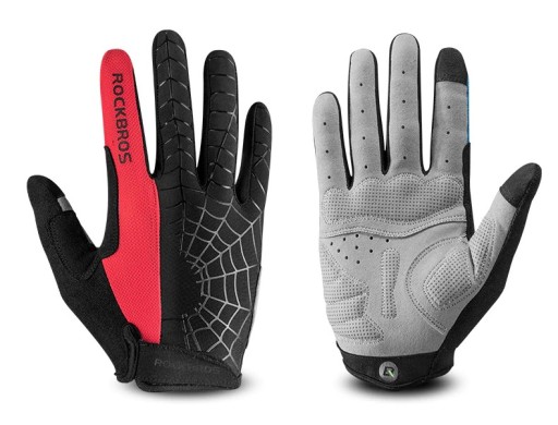 Gants de cyclisme pour hommes avec motif