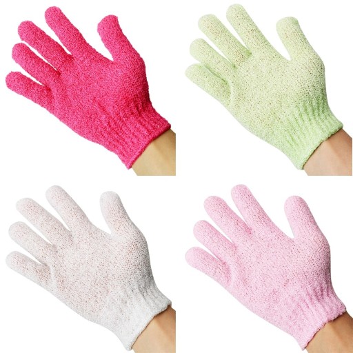Gants de massage pour le bain