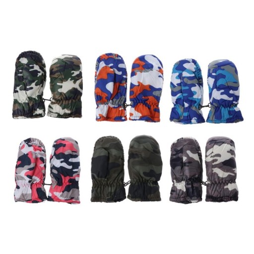 Gants de ski camouflés pour enfants A551