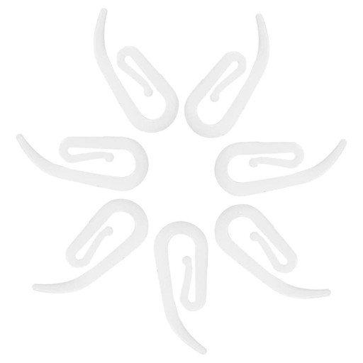 Γάντζοι για κουρτίνες 100 τμχ