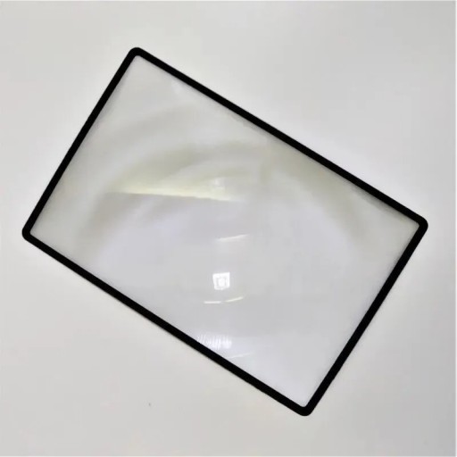Ganzseitenlupe 18 x 12 cm Rechteckige Leselupe mit Rahmen Flexible Vergrößerungsfolie für Bücher, Zeitungen, Zeitschriften