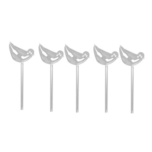 Garden Self-Watering Device in the Shape of a Bird Made of Transparent PVC – Set of 5 Pieces