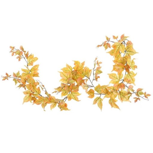 Garland with Artificial Leaves