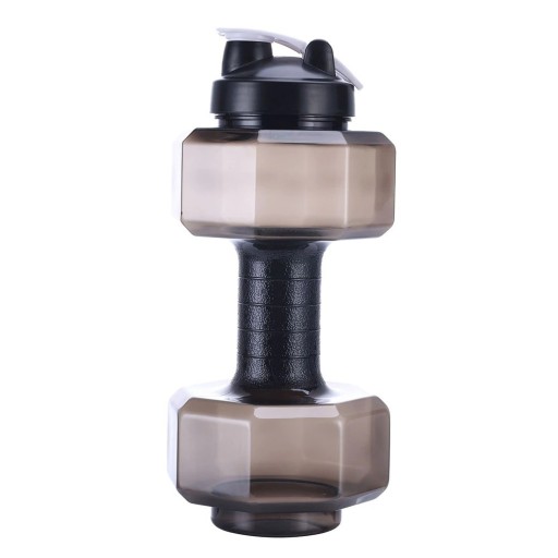 Garrafa de água em forma de haltere 2600 ml