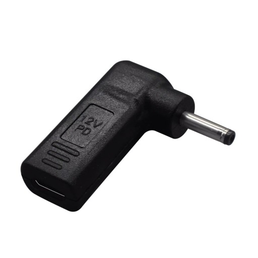 Gebogen USB-C naar DC-adapter 3,5 x 1,35 / 4,0 x 1,7 / 5,5 x 2,5