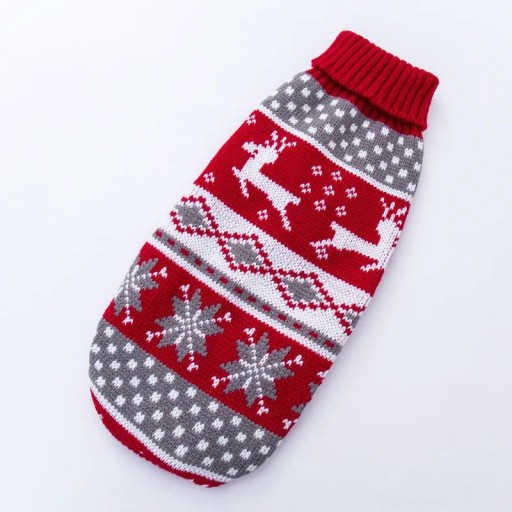 Gebreide trui voor honden 20 - 28 kg Wol Warme winterkleding voor middelgrote en grote honden Zacht en elastisch materiaal Warme hondentrui Comfortabele snit Stijlvol design