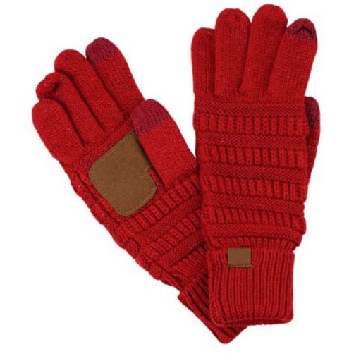Gebreide winterhandschoenen
